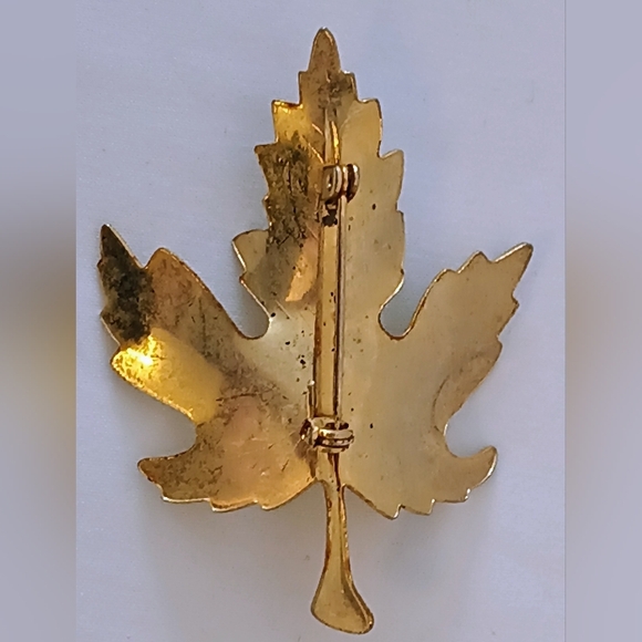 🔆𝟲/$𝟮𝟬 𝑽𝒕𝒈. 𝑾𝒉𝒊𝒕𝒆 𝑮𝒐𝒍𝒅/𝒀𝒆𝒍𝒍𝒐𝒘 𝑳𝒆𝒂𝒇 𝑩𝒓𝒐𝒐𝒄𝒉 - Picture 4 of 6